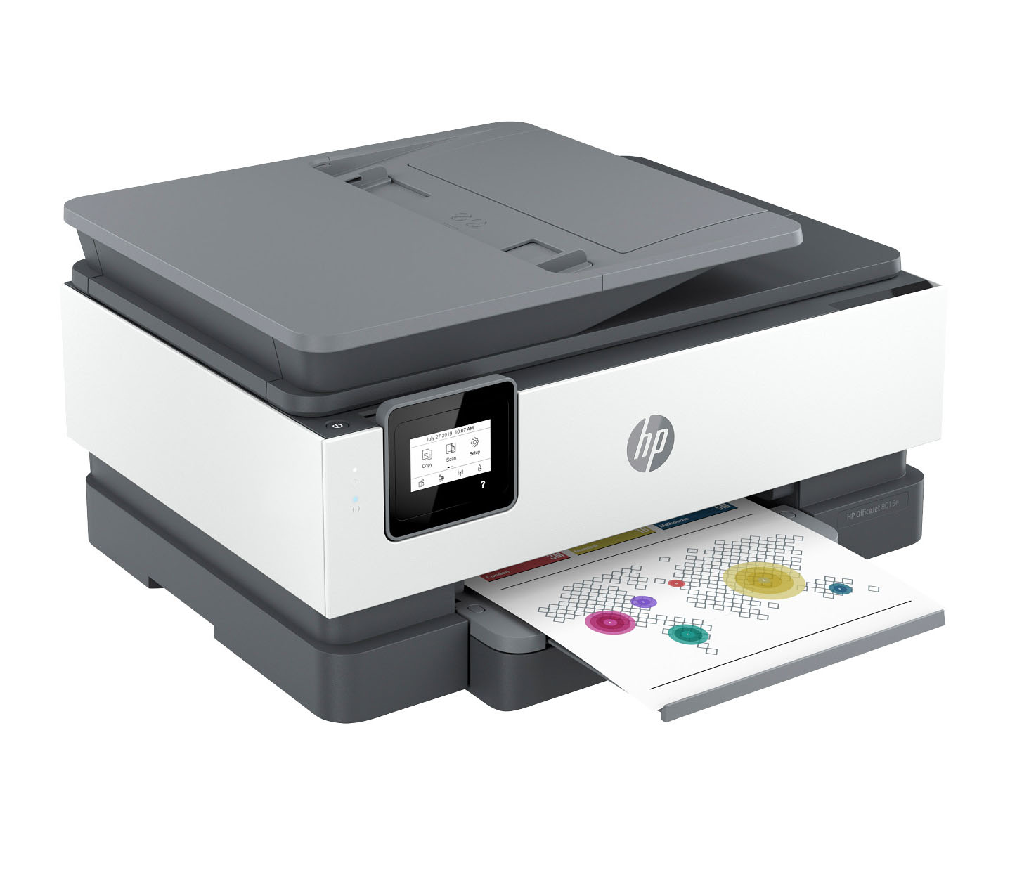 HP OfficeJet 8015e All-in-One Printer view 3